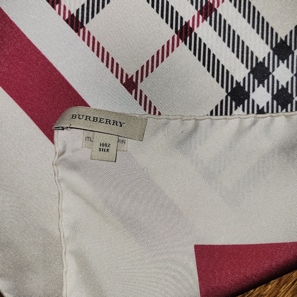 Burberry Silk Scarf - Picture 2 of 3